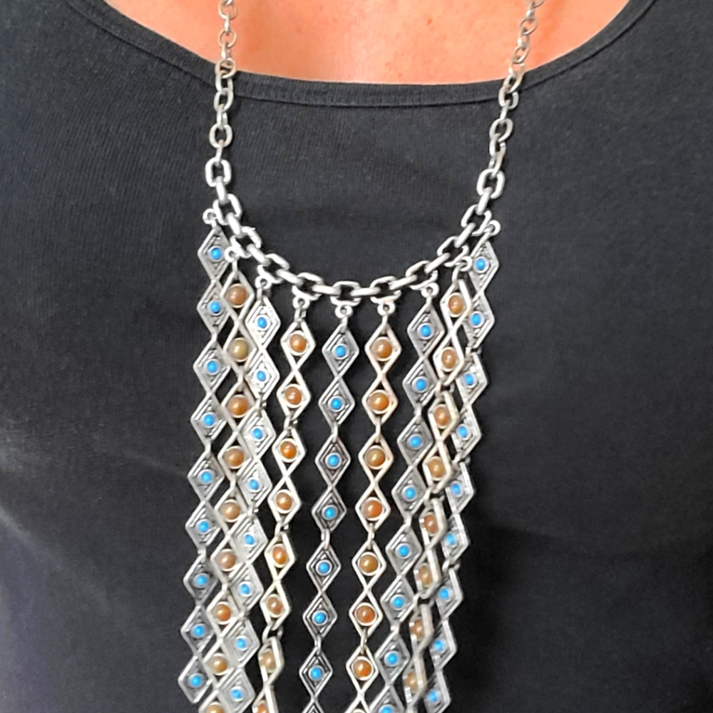 Premier southwest reversible long necklace